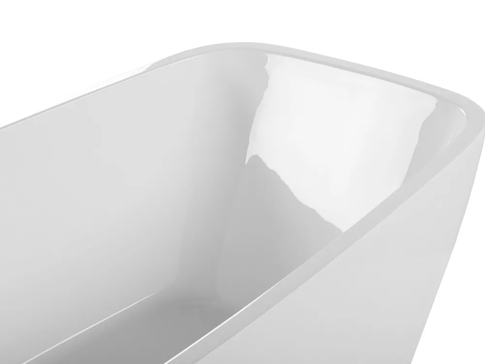 Kylpy- & Poreammeet<Beliani Kylpyamme Vapaasti Seisova Valkoinen 170 X 78 Cm Mingo