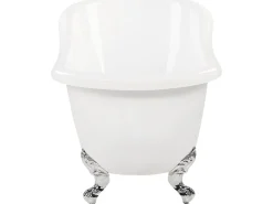 New Beliani Kylpyamme Vapaasti Seisova Valkoinen 170 X 76 Cm Cayman