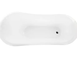 New Beliani Kylpyamme Vapaasti Seisova Valkoinen 170 X 76 Cm Cayman