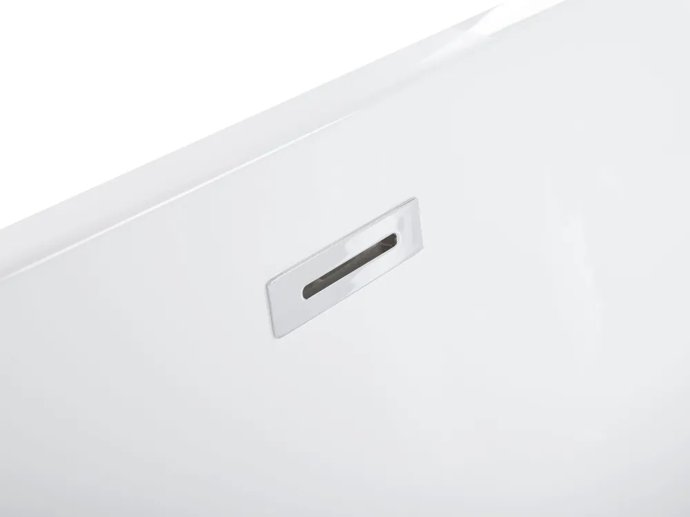 Hot Beliani Kylpyamme Vapaasti Seisova Musta 150 X 75 Cm Nevis