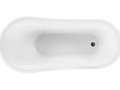 Sale Beliani Kylpyamme Vapaasti Seisova Punainen 153 X 77 Cm Cayman