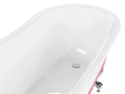 Sale Beliani Kylpyamme Vapaasti Seisova Punainen 153 X 77 Cm Cayman