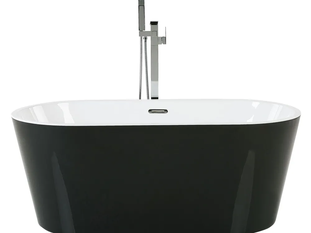 Kylpy- & Poreammeet<Beliani Kylpyamme Vapaasti Seisova Musta 170 X 72 Cm Havana