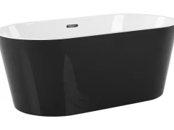 Kylpy- & Poreammeet<Beliani Kylpyamme Vapaasti Seisova Musta 170 X 72 Cm Havana