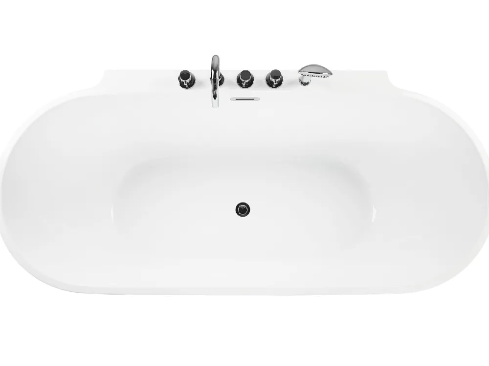 Cheap Beliani Kylpyamme Vapaasti Seisova Punainen 170 X 80 Cm Rotso