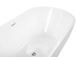 Kylpy- & Poreammeet<Beliani Kylpyamme Vapaasti Seisova Valkoinen 170 X 78 Cm Levera