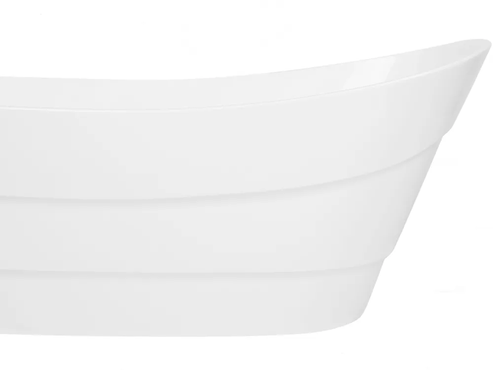 Shop Beliani Kylpyamme Vapaasti Seisova Valkoinen 170 X 73 Cm Buenavista