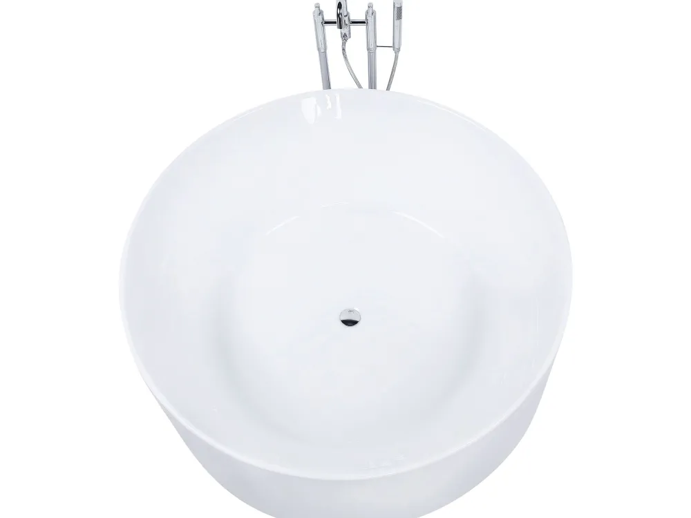 Kylpy- & Poreammeet<Beliani Kylpyamme Vapaasti Seisova Valkoinen 140 Cm Ibiza