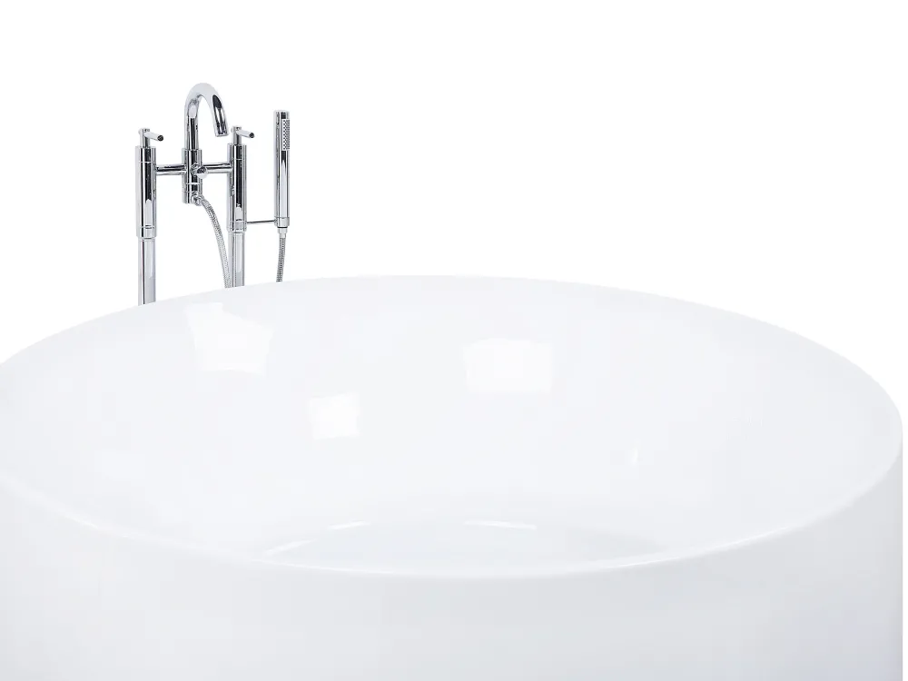 Kylpy- & Poreammeet<Beliani Kylpyamme Vapaasti Seisova Valkoinen 140 Cm Ibiza