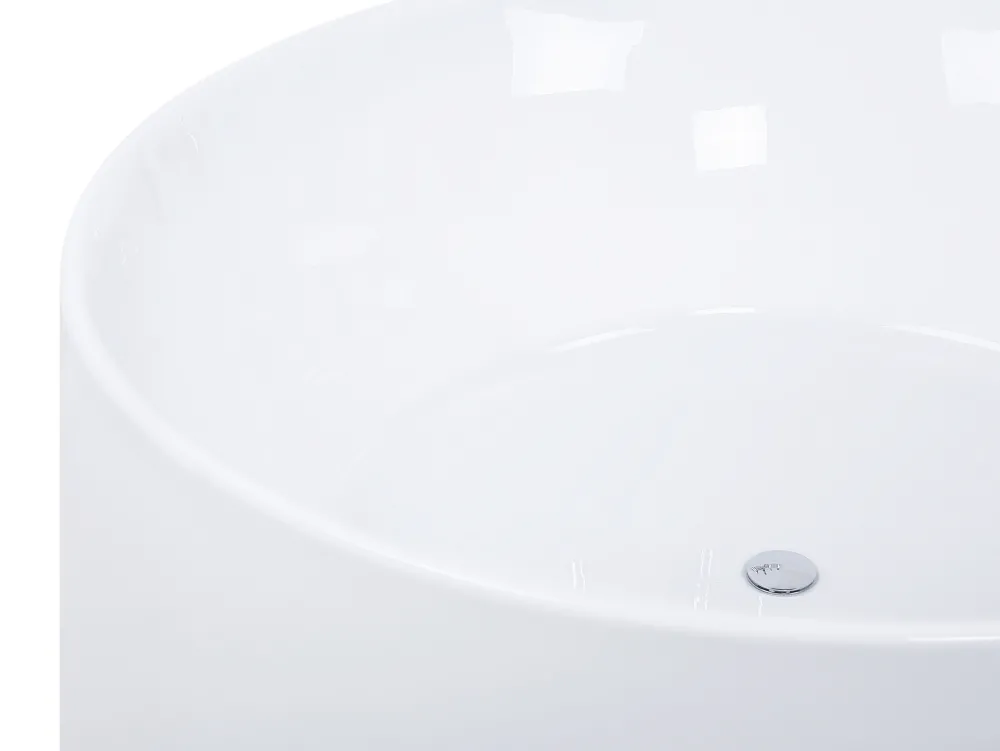 Kylpy- & Poreammeet<Beliani Kylpyamme Vapaasti Seisova Valkoinen 140 Cm Ibiza