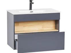 Säilytys<Beliani Kylpyhuoneen Kalusteet 3 Osaa Harmaa Figueres