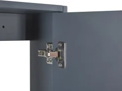 Store Beliani Kylpyhuoneen Kalusteet 3 Osaa Vaalea Puu/Harmaa 60 Cm Teruel