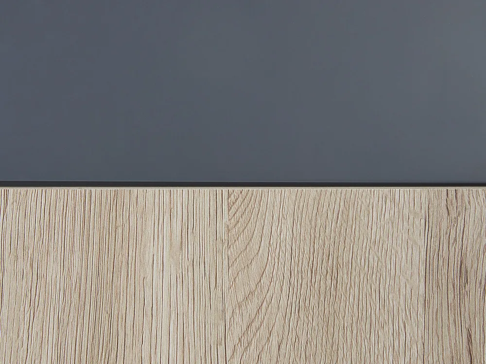 Store Beliani Kylpyhuoneen Kalusteet 3 Osaa Vaalea Puu/Harmaa 60 Cm Teruel