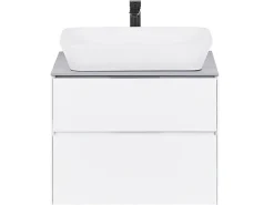 New Beliani Kylpyhuoneen Kalusteet 3 Osaa Valkoinen Manzon