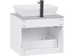 New Beliani Kylpyhuoneen Kalusteet 3 Osaa Valkoinen Manzon