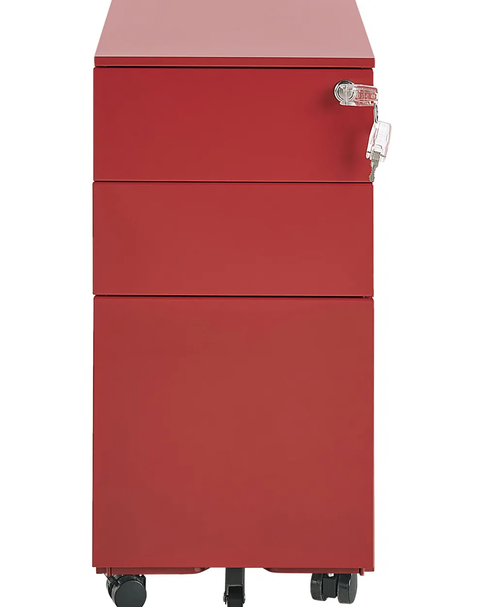 Hot Beliani Laatikosto Metalli 3 Laatikkoa Punainen Bolsena