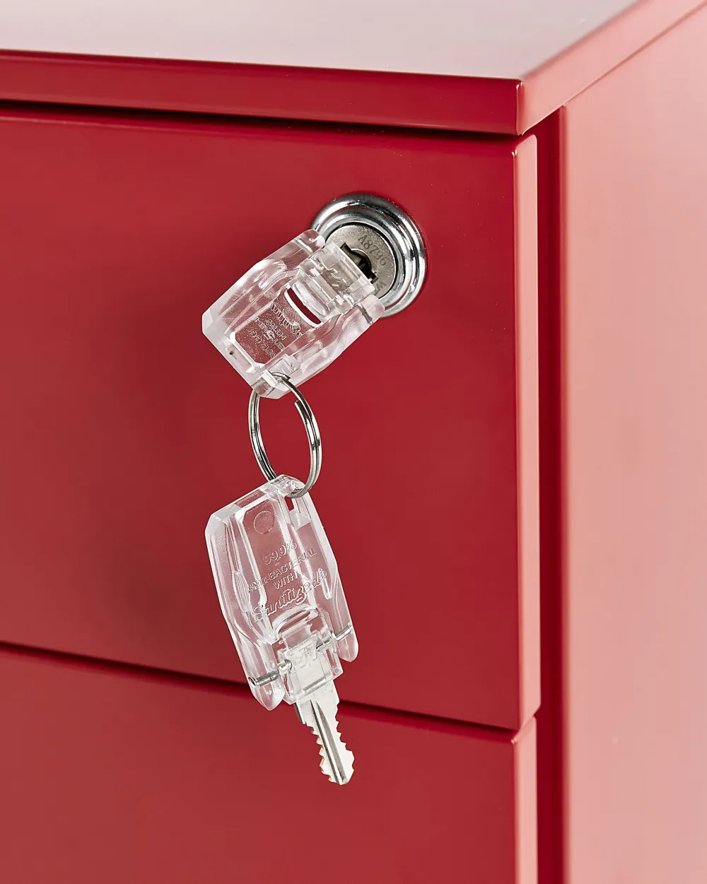 Hot Beliani Laatikosto Metalli 3 Laatikkoa Punainen Bolsena