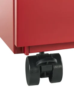 Hot Beliani Laatikosto Metalli 3 Laatikkoa Punainen Bolsena