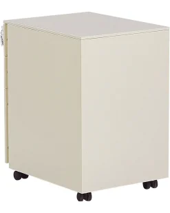 Säilytys<Beliani Laatikosto Teras 3 Laatikkoa Vaalea Beige Cami