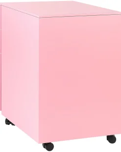 Säilytys<Beliani Laatikosto Teras 3 Laatikkoa Vaaleanpunainen Cami