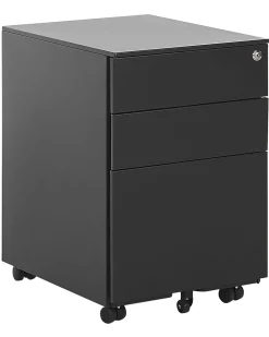 Hot Beliani Laatikosto Teras 3 Laatikkoa Musta Cami