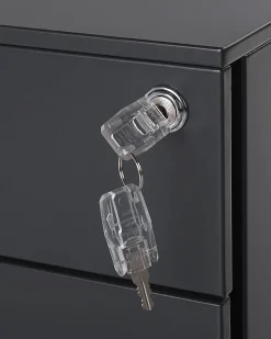 Hot Beliani Laatikosto Teras 3 Laatikkoa Musta Cami