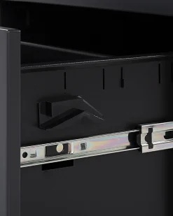 Hot Beliani Laatikosto Teras 3 Laatikkoa Musta Cami