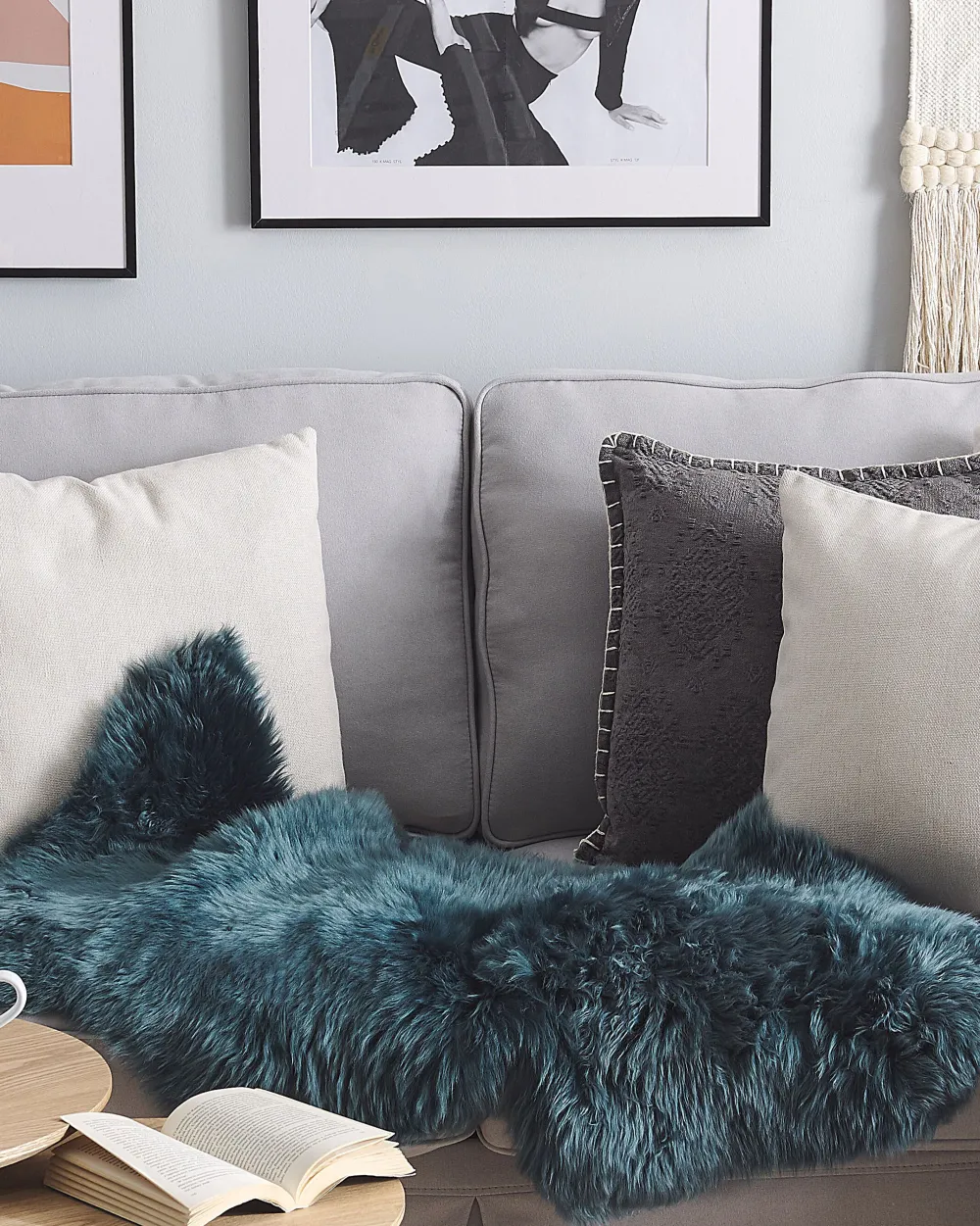 Online Beliani Lampaantalja Tummanvihrea Uluru