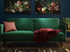 Cheap Beliani Lampaantalja Viininpunainen Uluru