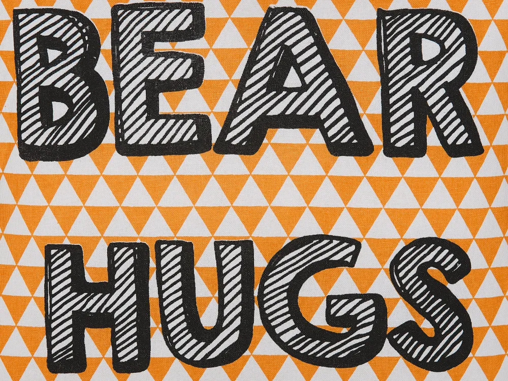 Shop Beliani Lasten Tyyny 40 X 40 Cm Oranssi Radzikot