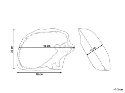 Tekstiilit<Beliani Lasten Tyyny 46 X 36 Cm Ruskea Benagulru