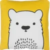 Lastenhuone<Beliani Lasten Tyyny Karhu 45 X 45 Cm Keltainen Waranasi