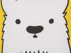 Lastenhuone<Beliani Lasten Tyyny Karhu 45 X 45 Cm Keltainen Waranasi