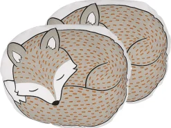 Clearance Beliani Lasten Tyyny 2Kpl 50 X 40 Cm Harmaa Dhanbad