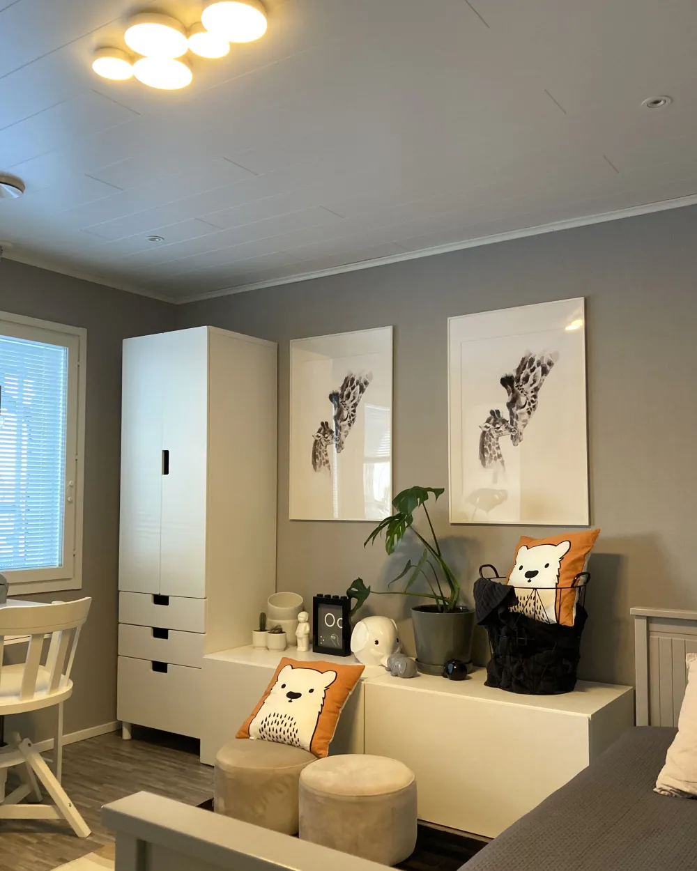 New Beliani Lasten Tyyny 2Kpl 45 X 45 Cm Oranssi Waranasi