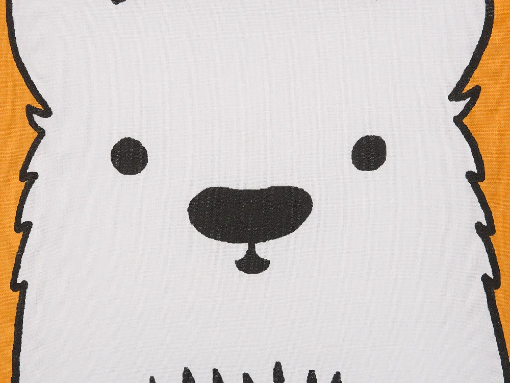 New Beliani Lasten Tyyny 2Kpl 45 X 45 Cm Oranssi Waranasi