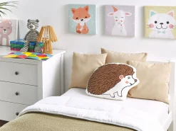 Cheap Beliani Lasten Tyyny 2Kpl 46 X 36 Cm Ruskea Benagulru