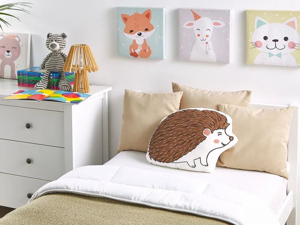 Cheap Beliani Lasten Tyyny 2Kpl 46 X 36 Cm Ruskea Benagulru