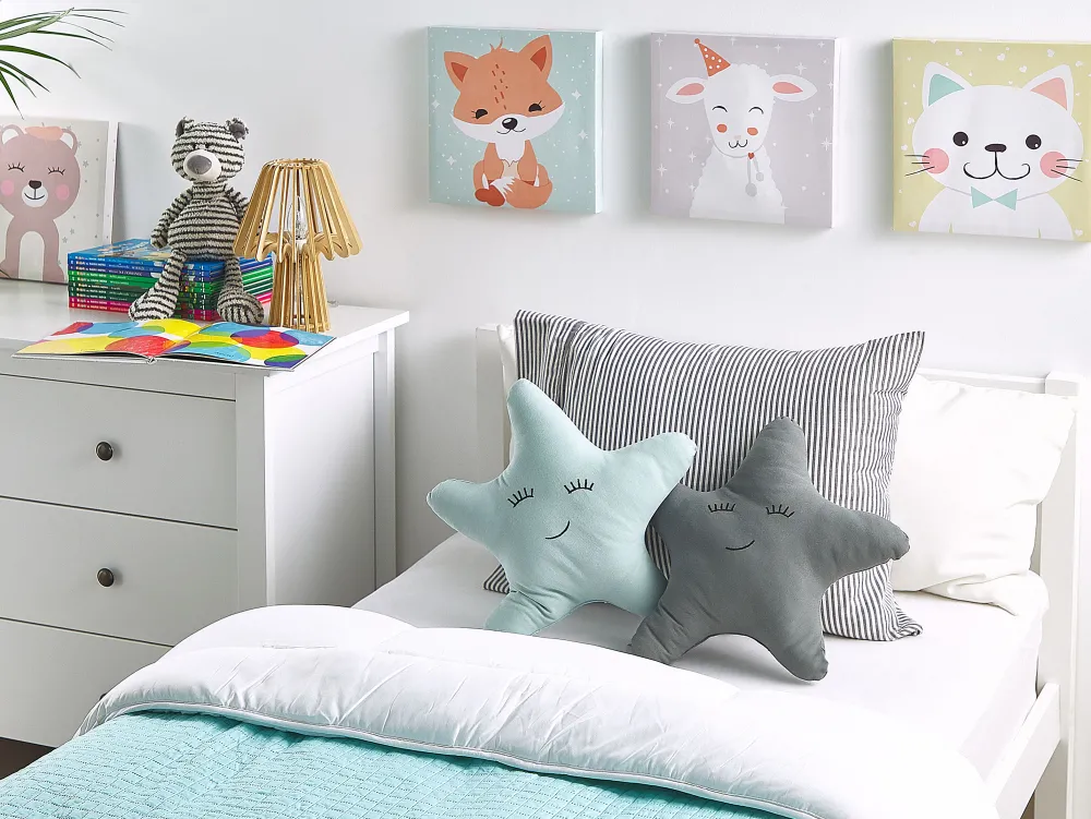 Cheap Beliani Lasten Tyyny Tahti 2Kpl 40 X 40 Cm Harmaa Bhopal