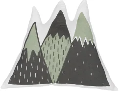 Lastenhuone<Beliani Lasten Tyyny Vuoret 60 X 50 Cm Vihrea/Musta Indore