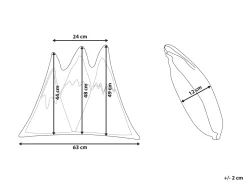 Lastenhuone<Beliani Lasten Tyyny Vuoret 60 X 50 Cm Vihrea/Musta Indore