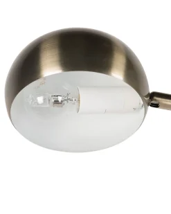 Valaisimet<Beliani Lattiavalaisin 5 Polttimoa Metalli Kulta Flinders