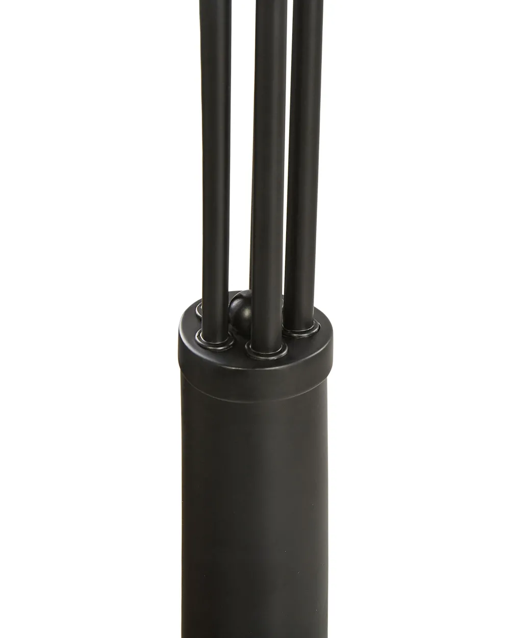 New Beliani Lattiavalaisin 5 Polttimoa Rauta Musta Anbesa