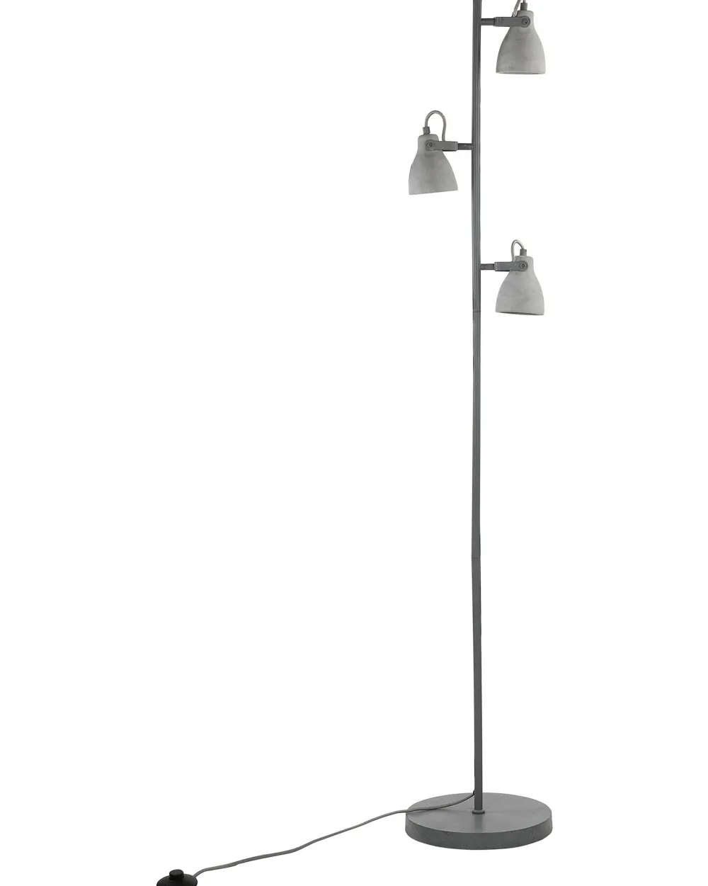 Fashion Beliani Lattiavalaisin 3 Polttimoa Betoni Vaaleanharmaa Mistago