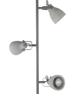 Fashion Beliani Lattiavalaisin 3 Polttimoa Betoni Vaaleanharmaa Mistago