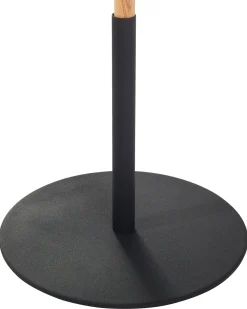 Valaisimet<Beliani Lattiavalaisin 2 Polttimoa Tammi Musta Owens