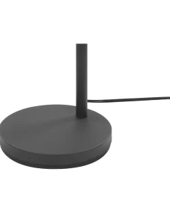 Valaisimet<Beliani Lattiavalaisin 5 Polttimoa Metalli Musta Baraga