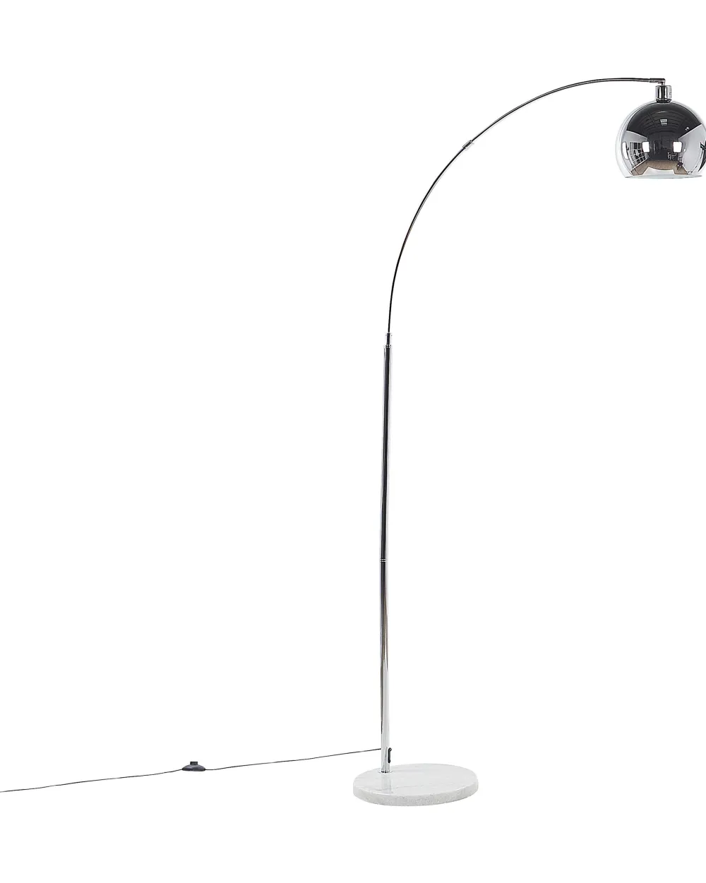 Shop Beliani Lattiavalaisin Metalli Hopea Paroo