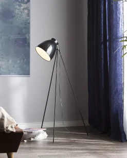 Lastenhuone<Beliani Lattiavalaisin Metalli Musta Tamega