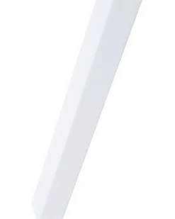 Shop Beliani Lattiavalaisin Metalli Valkoinen/Kulta Thames Ii